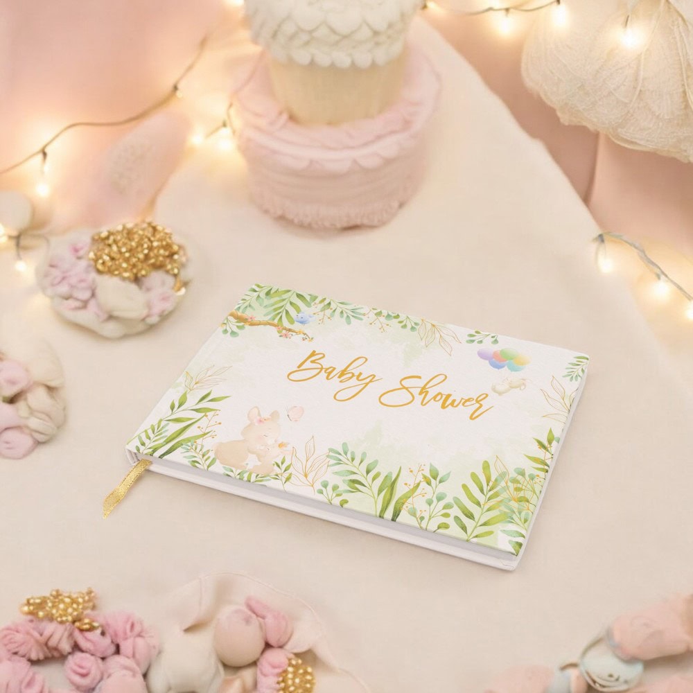 Album Baby Shower model floral - alb 2 - craftup.ro