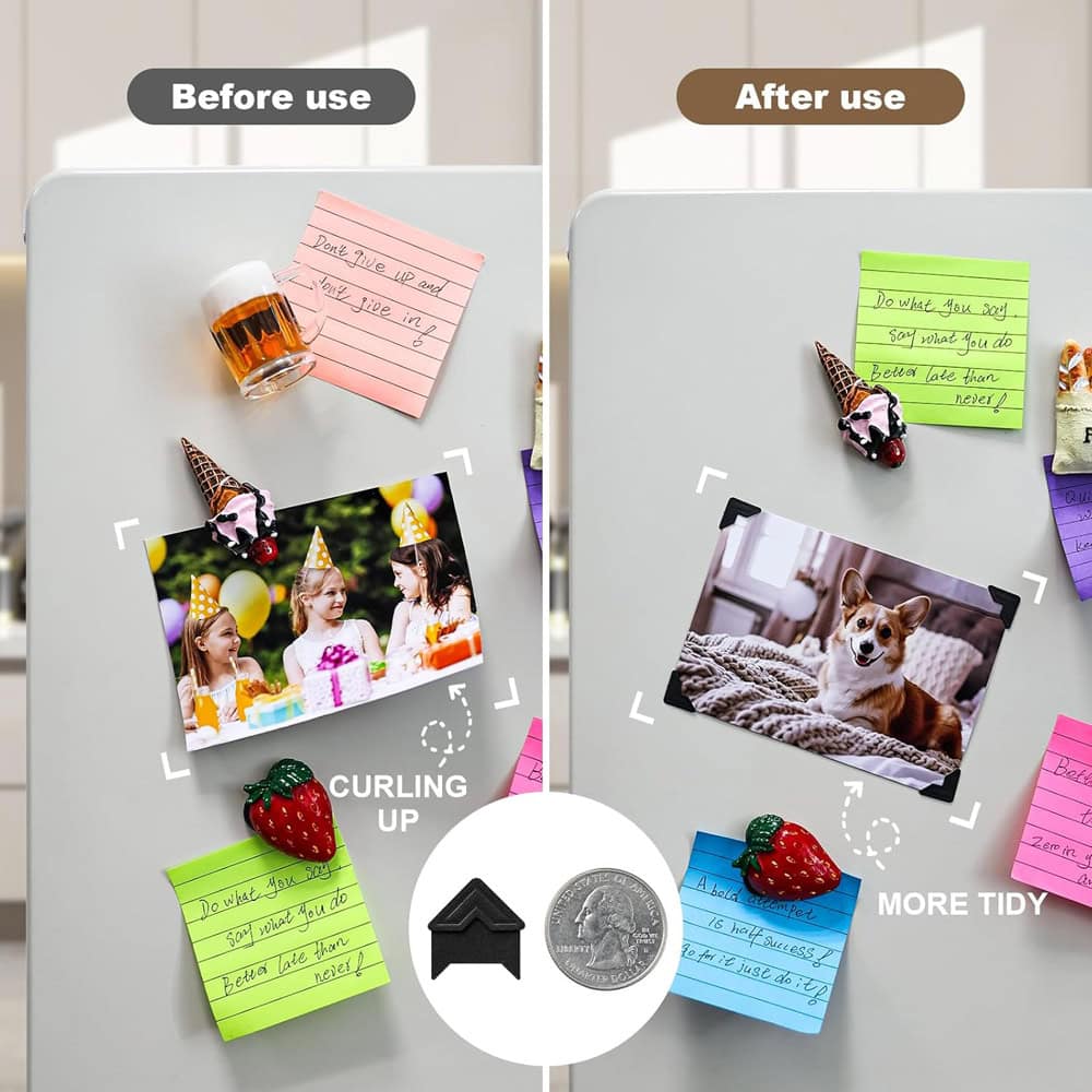 Colțare sticker pentru fotografii - negru 2 - craftup.ro