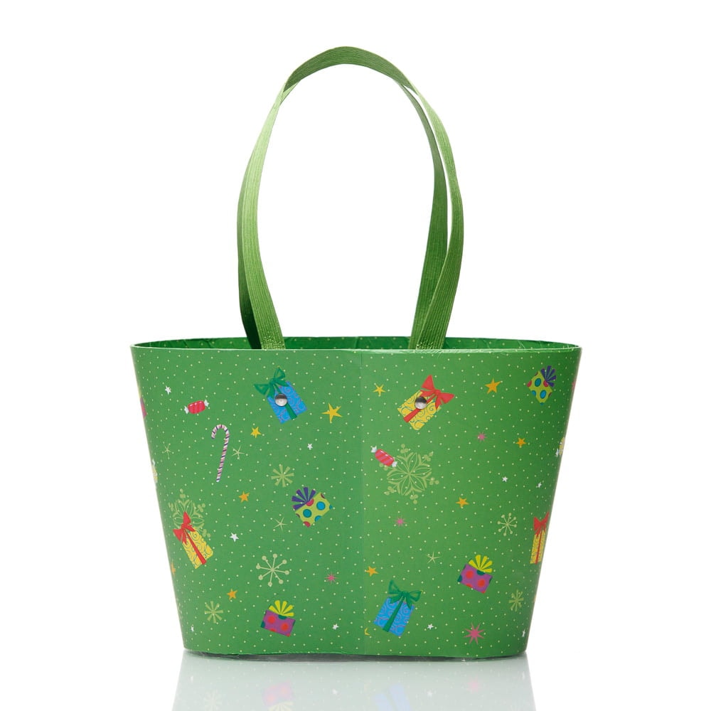 Cutie Crăciun cu mâner - model cadourile omului de zăpadă 4 - craftup.ro