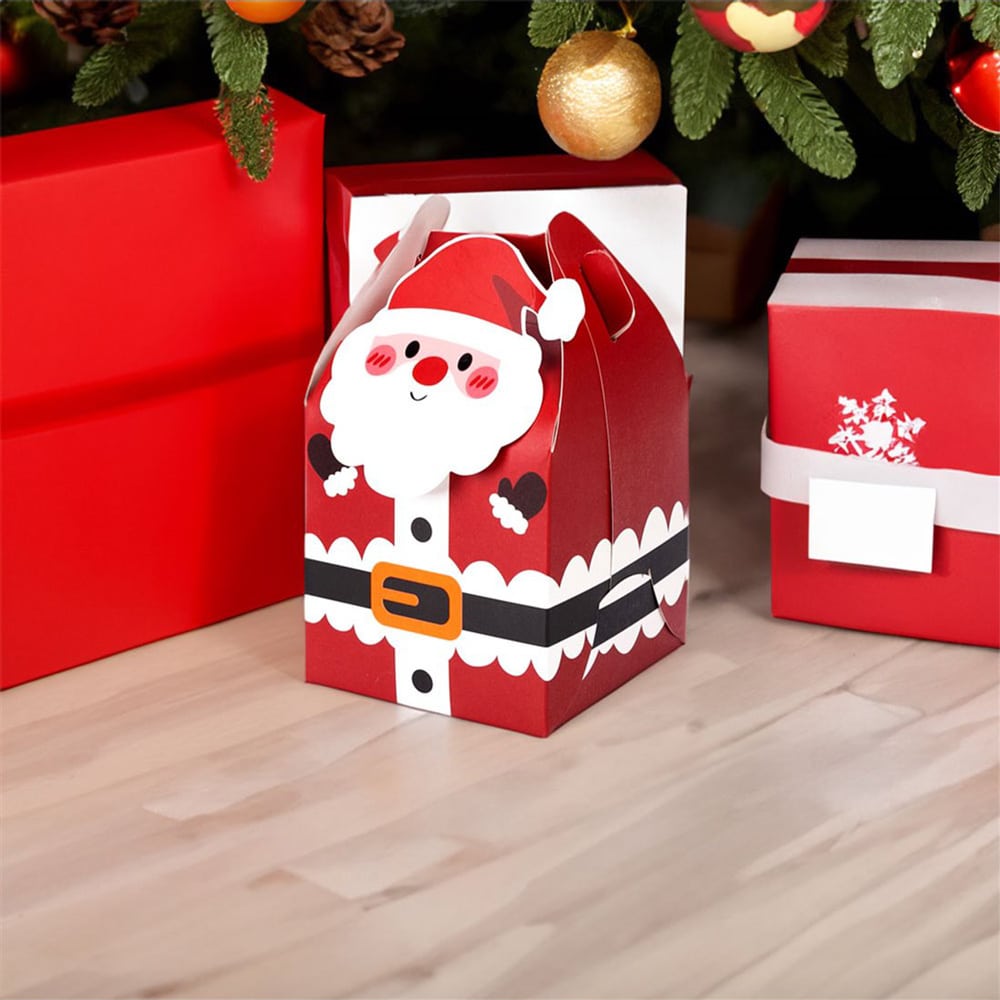 Cutie căni 3D Moș Crăciun roșu 2 - craftup.ro