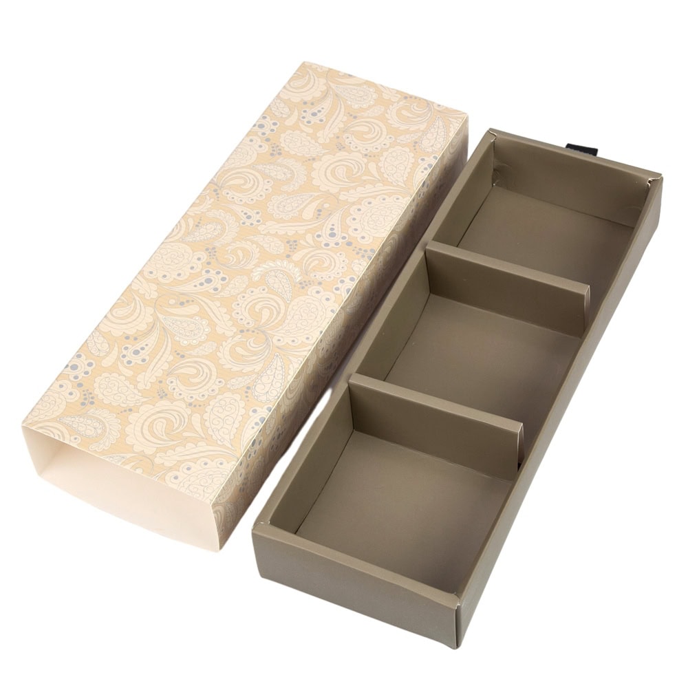 Cutie cu sertar model regal - bej (set 10 buc) 4 - craftup.ro