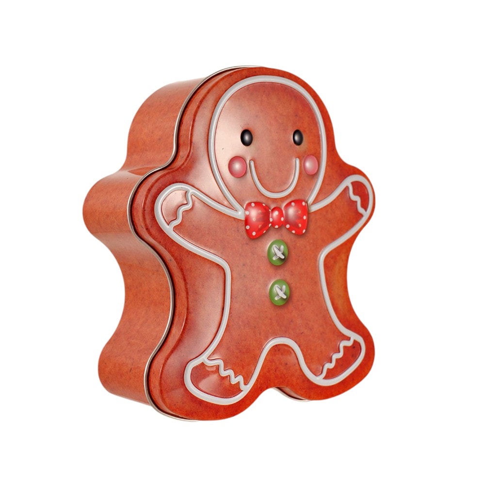 Cutie metalică cu formă de omuleț turtă dulce 1 - craftup.ro