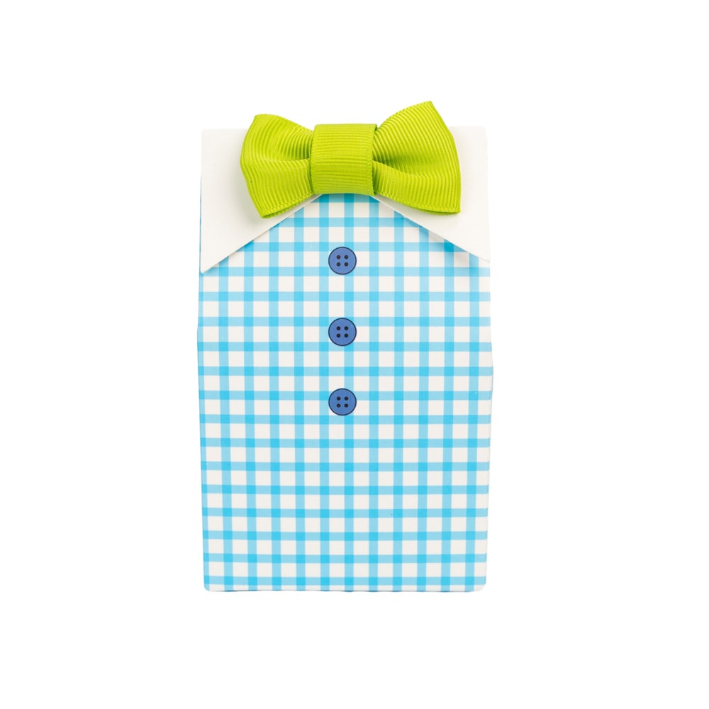 Cutie mică cu papion - albastru (set 50 buc) 1 - craftup.ro