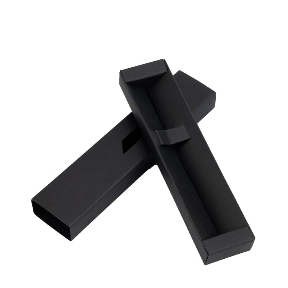 Cutie pentru instrumente de scris cu fereastră - negru (set 50 buc) 3 - craftup.ro