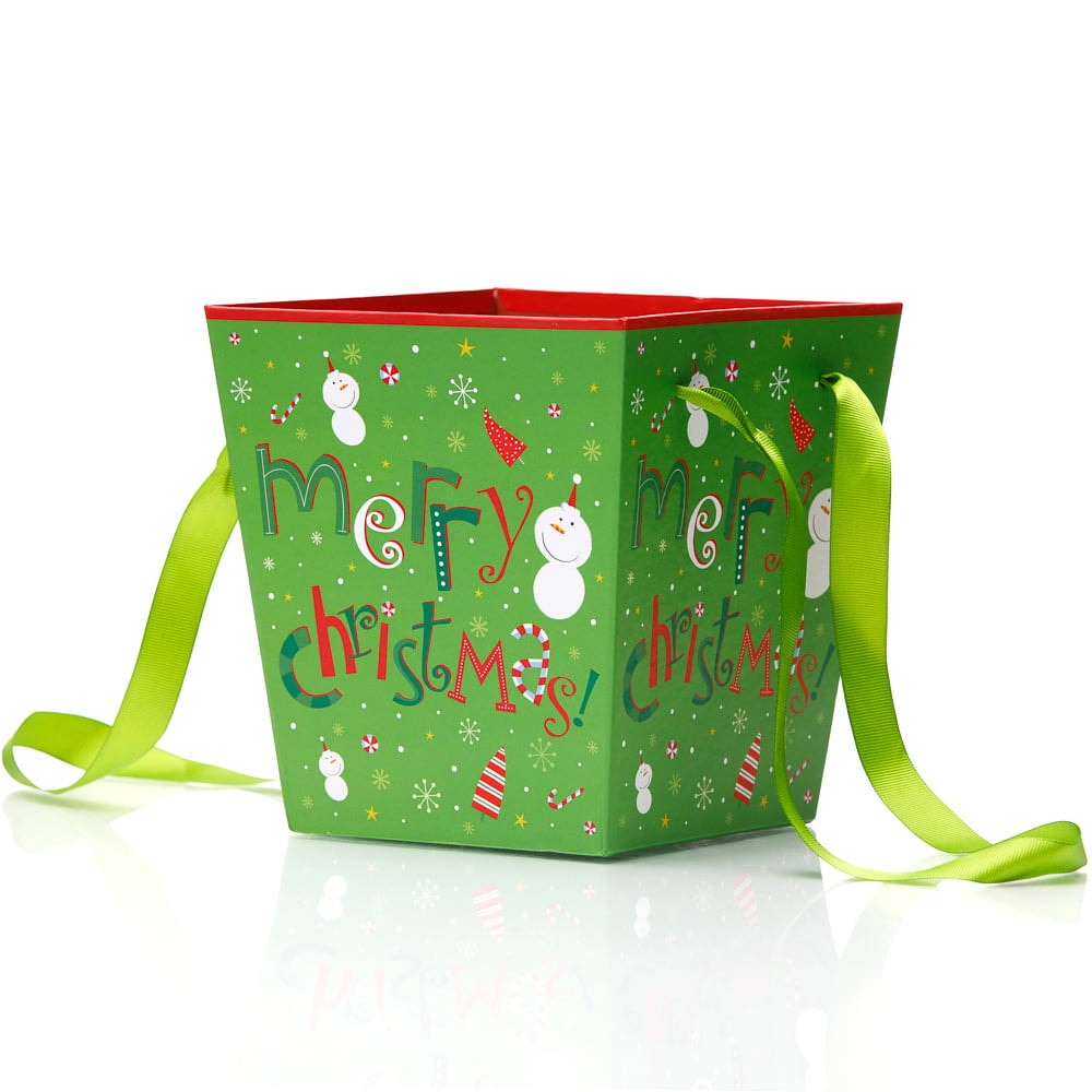 Cutie trapez Crăciun - model a venit zăpada 1 - craftup.ro