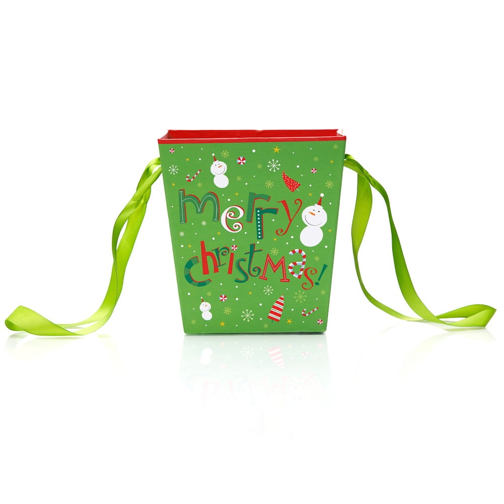 Cutie trapez Crăciun - model a venit zăpada 2 - craftup.ro