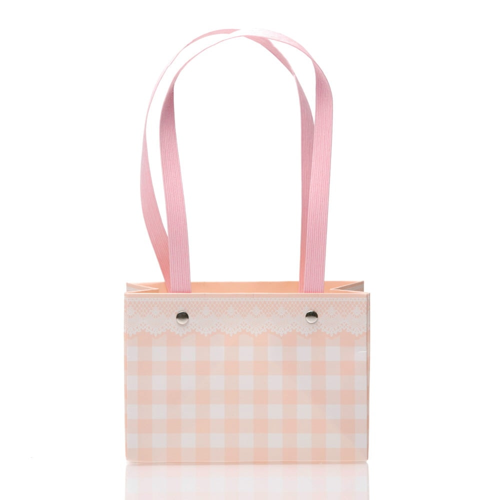 Cutii cu mâner model picnic - roz 2 - craftup.ro