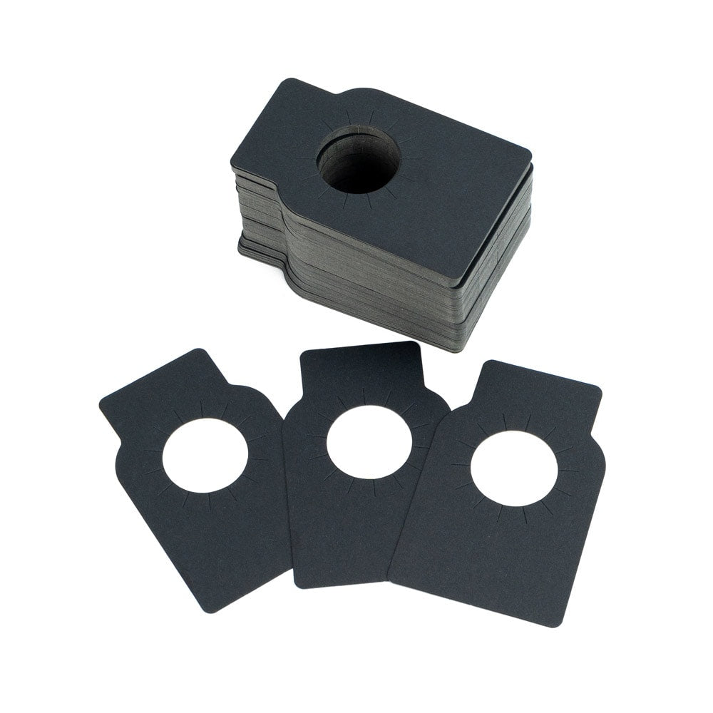 Etichete dreptunghiulare pentru sticle - negru (set 100 buc) 1 - craftup.ro
