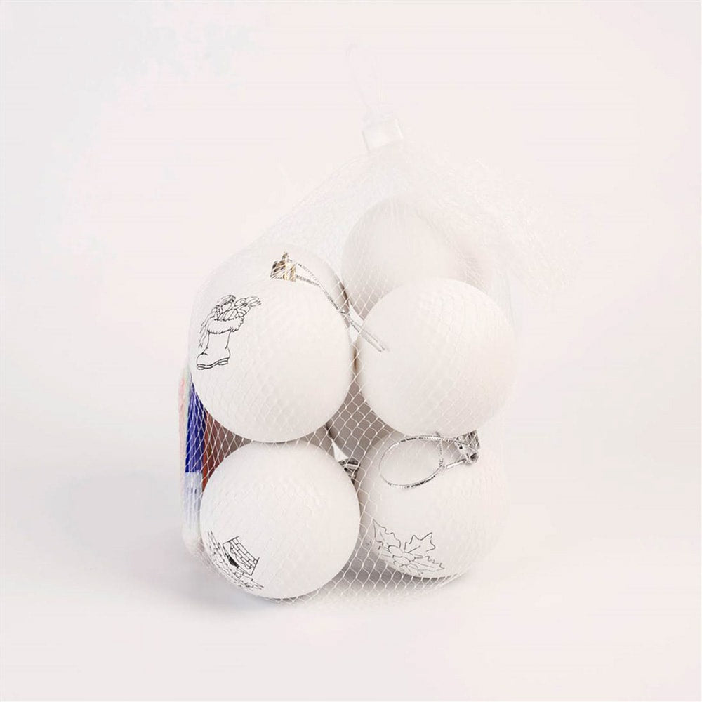 Globuri de brad de colorat (set 8 buc) 4 - craftup.ro