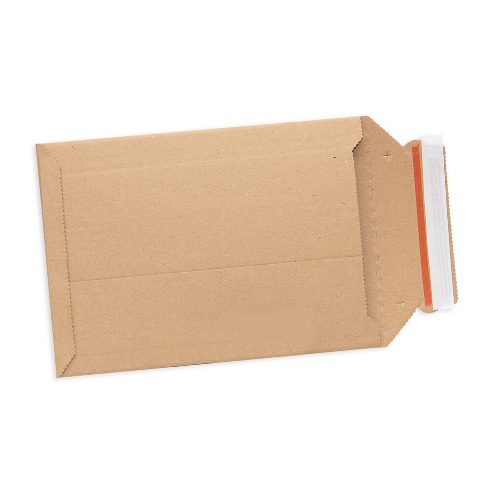 Plic carton solid cu adeziv - maro 1 - craftup.ro