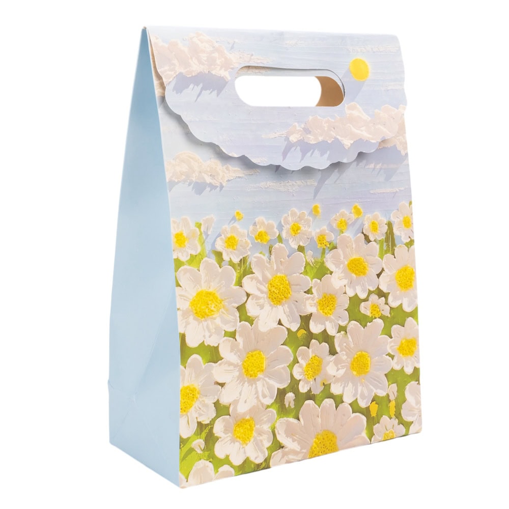 Pungă închisă model pictură 3D cu mâner - model 2 (set 10 buc) 1 - craftup.ro