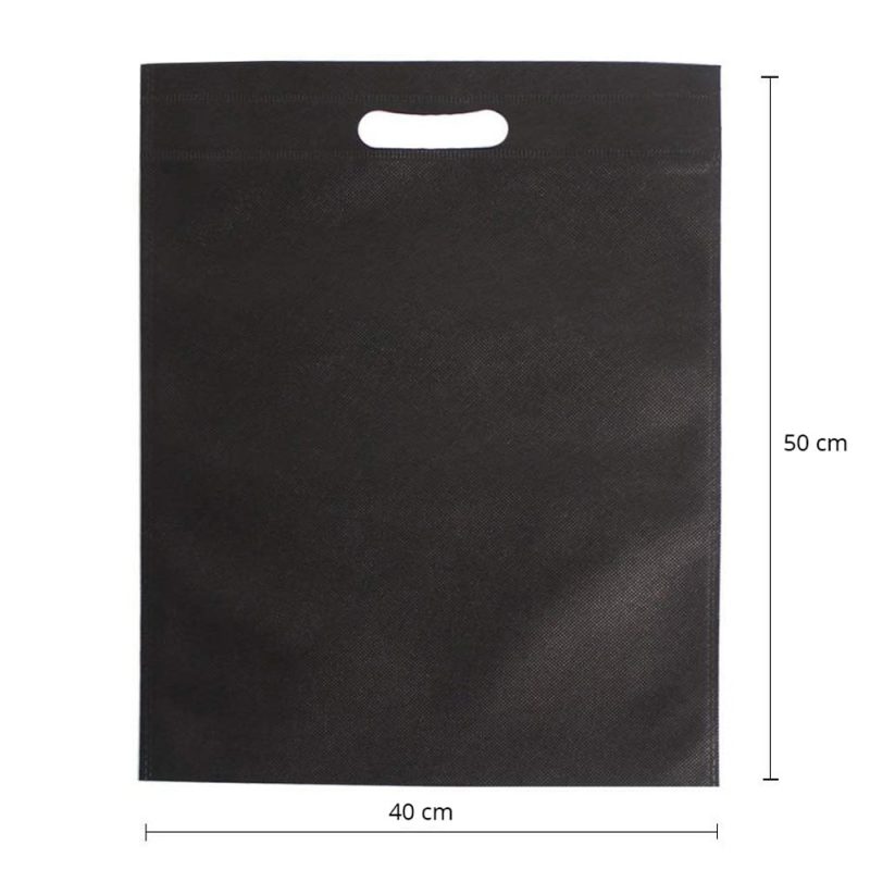 Sacoșe non woven 40x50cm - negru - craftup.ro