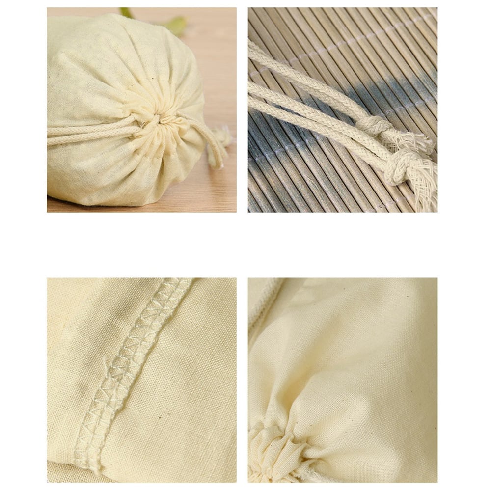 Săculeți bumbac dreptunghiulari - alb (set 50 buc) 3 - craftup.ro
