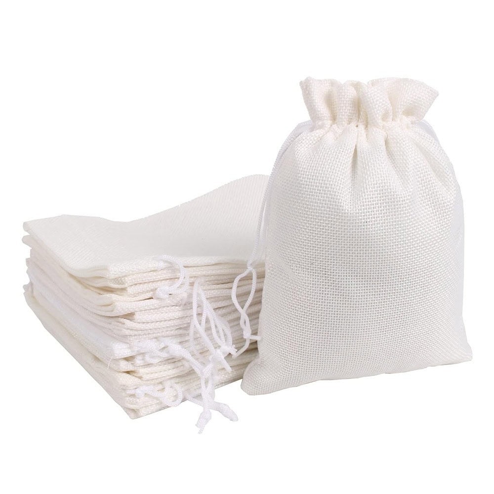 Săculeți țesătură sac cu sfoară 3 - craftup.ro