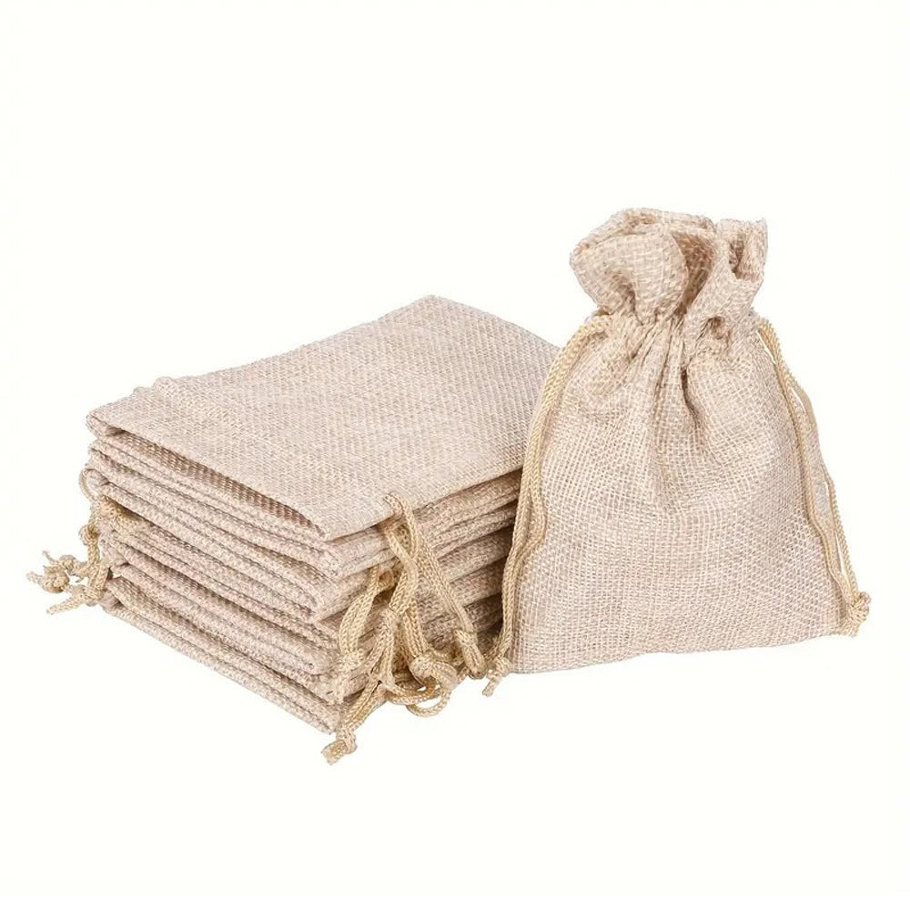 Săculeți țesătură sac cu sfoară 9 - craftup.ro