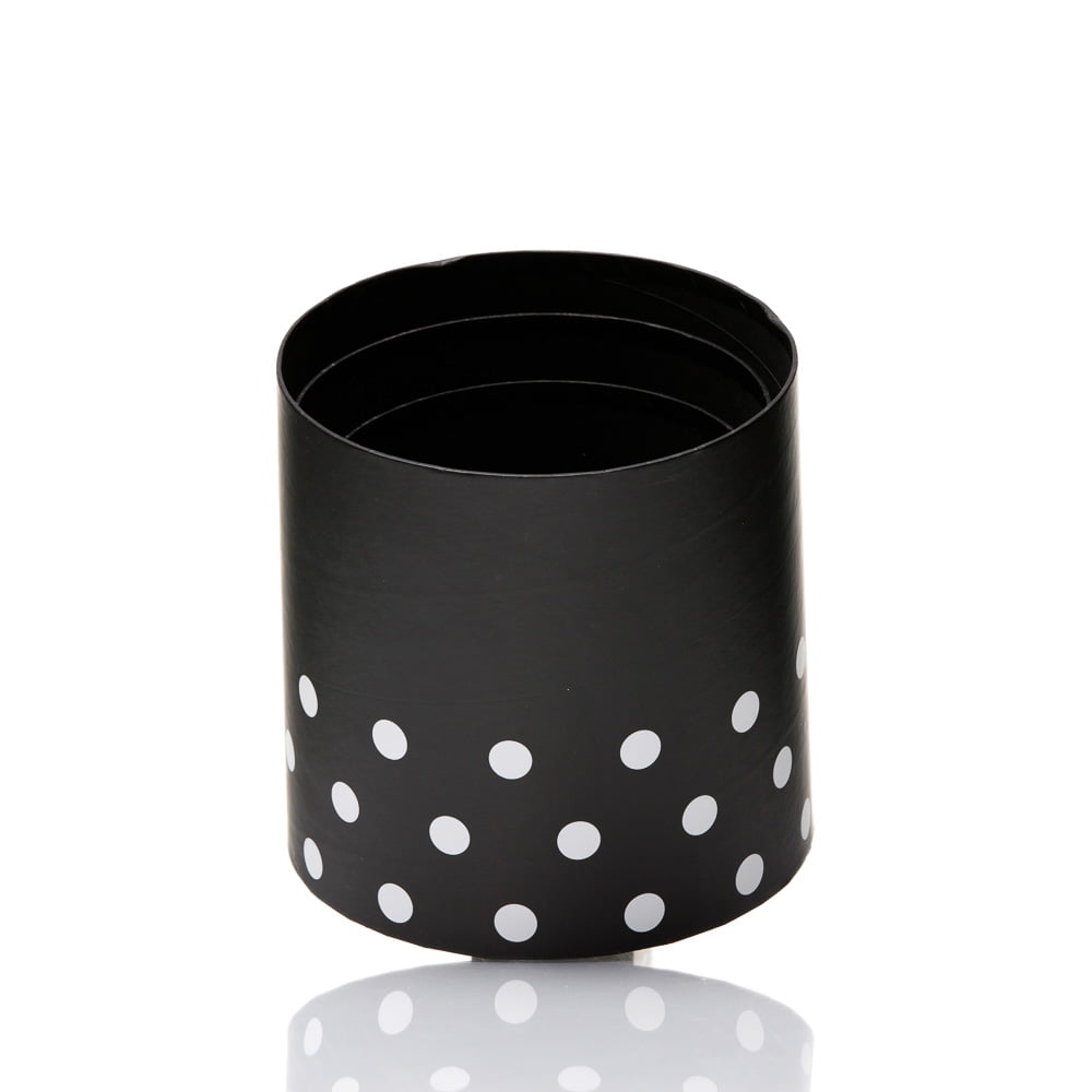 Set 3 cutii rotunde cu buline și urechi Minnie Mouse - negru 3