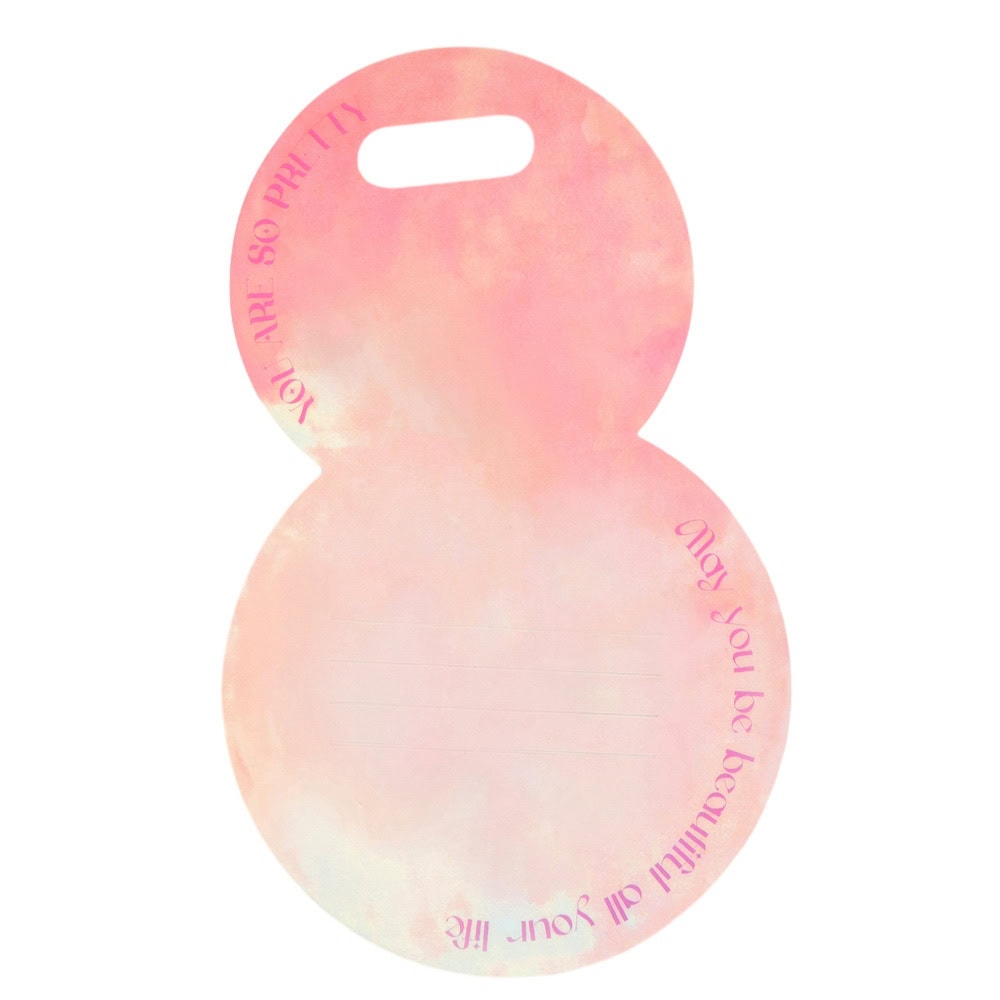 Suport rotund pentru flori - roz 4 - craftup.ro