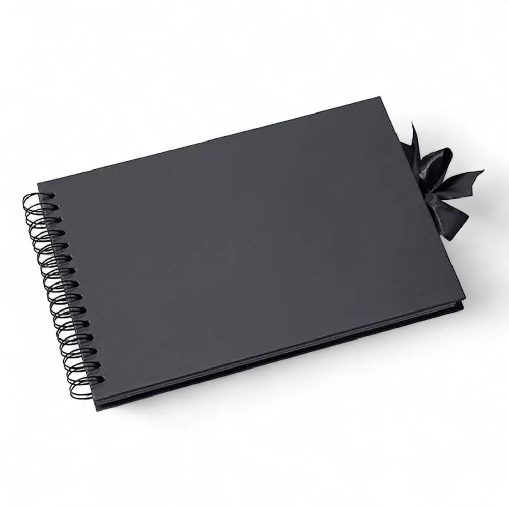 Album Foto Tip Scrapbook cu Spirală și Închidere Panglică - CraftUp