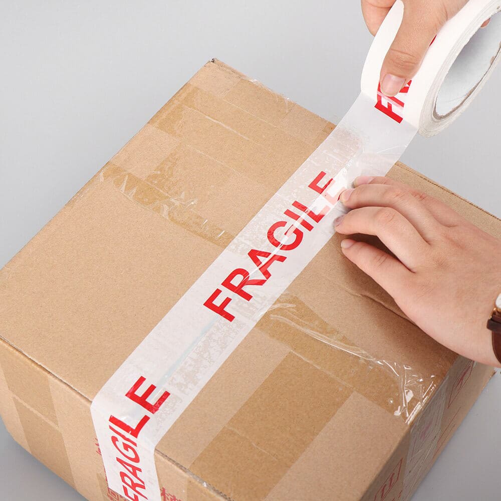 Bandă adezivă imprimeu FRAGILE 5cm x 66m - CraftUp