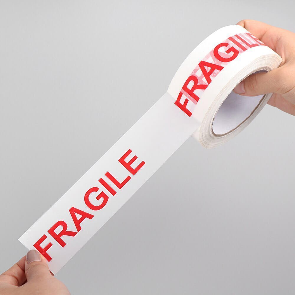 Bandă adezivă imprimeu FRAGILE 5cm x 66m - CraftUp