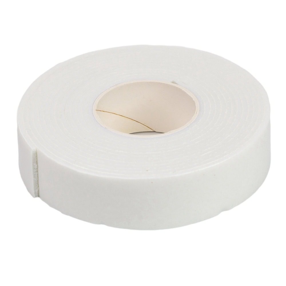 Bandă dublu adezivă buretată - alb - 2.4cm x 3m - CraftUp