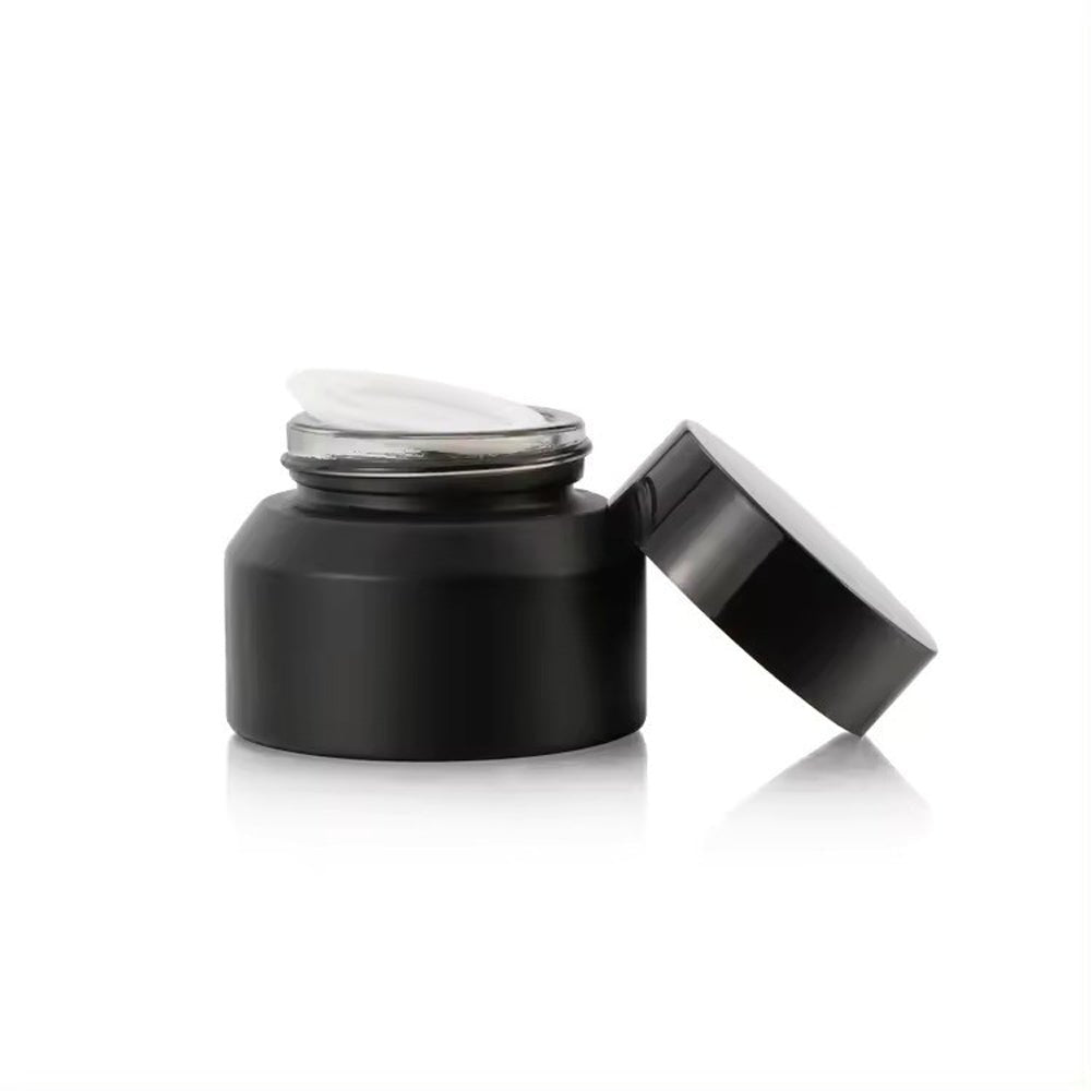 Borcan negru mat cu capac 100ml - CraftUp