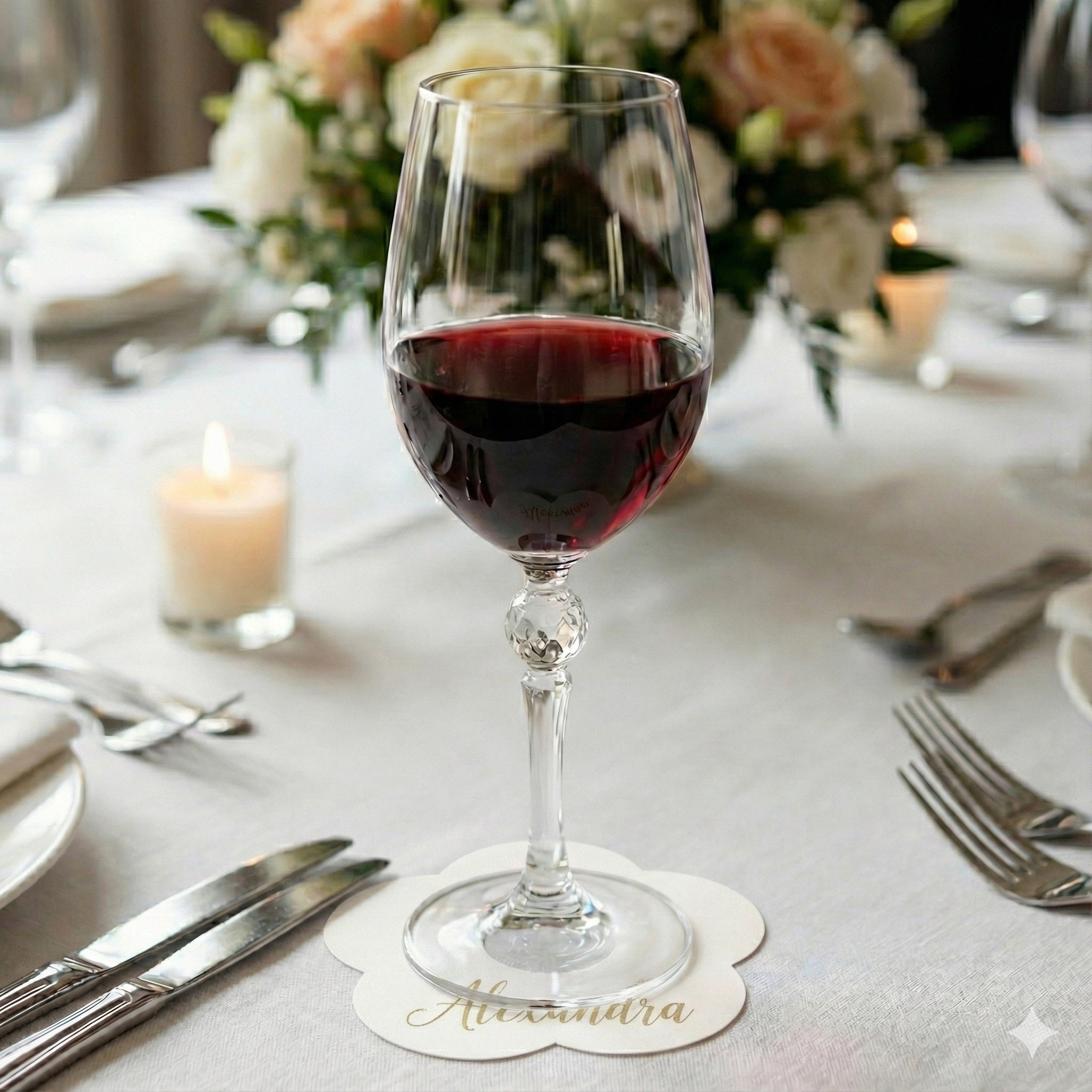 Card placeholder bază pahar (set 100 buc) - CraftUp