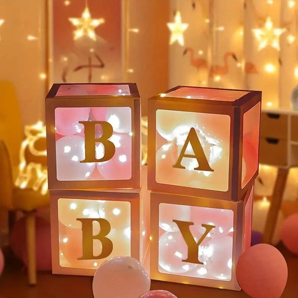 Cuburi Decorative BABY - (set 4 buc) - CraftUp