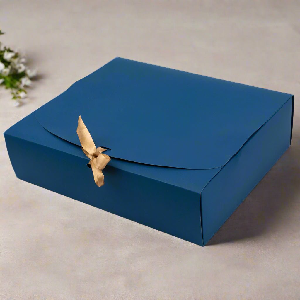 Cutie pătrată cu fundă satinată (set 12 buc) - CraftUp