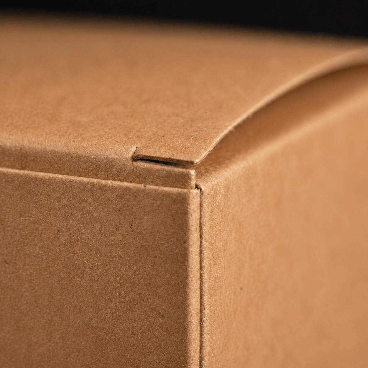 Cutie pătrată din carton kraft (set 50 buc) - CraftUp