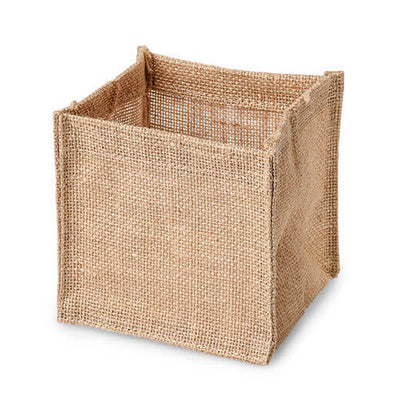Cutie pătrată din iută 15x15x15cm
