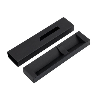 Cutii pentru instrumente de scris cu fereastră - negru (set 50 buc)
