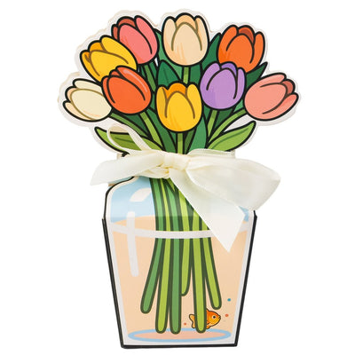 Cutii cadou buchet lalele (set 10 buc)