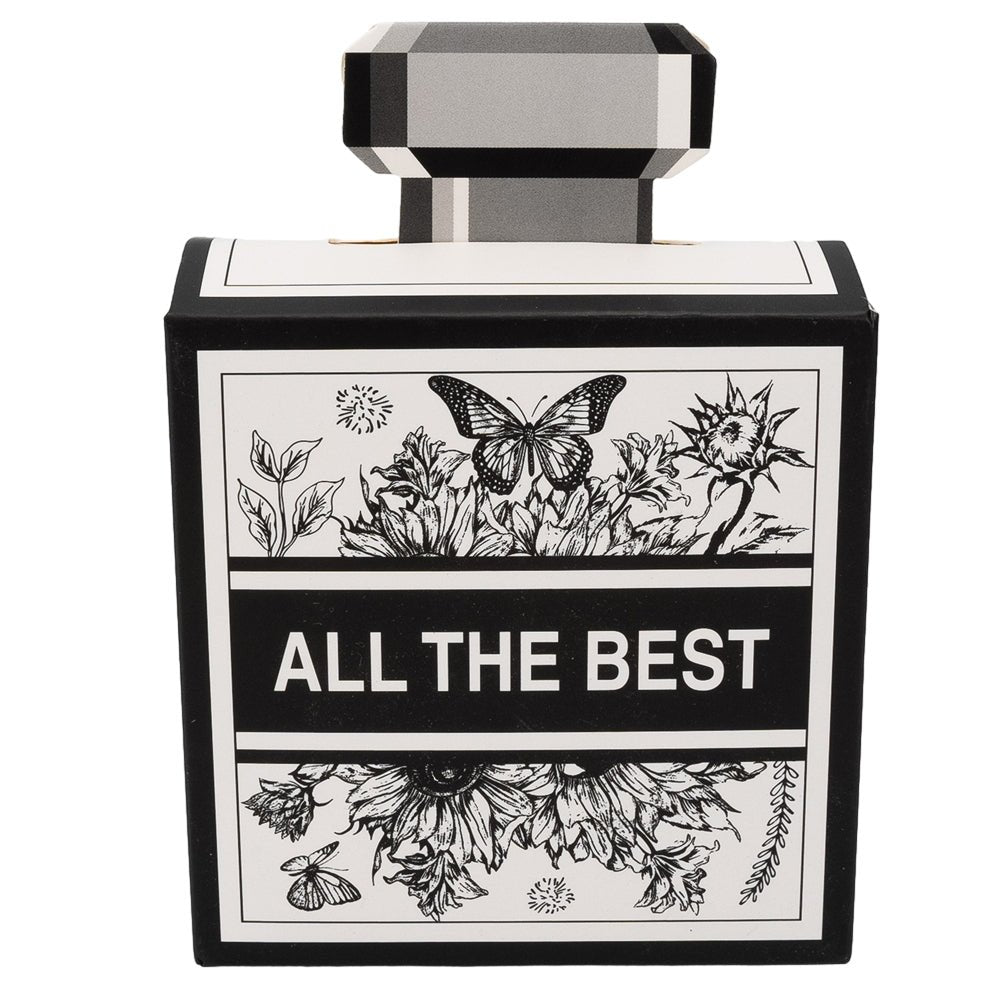 Cutii cadou cu mâner și print "All the best" (set 10 buc) - CraftUp