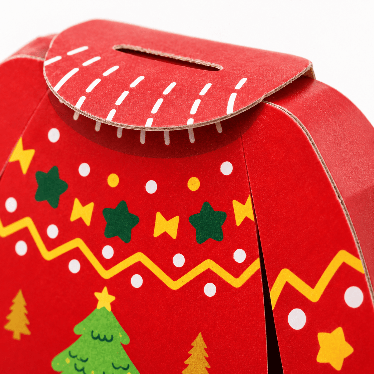 Cutii Crăciun formă pulover tricotat - mix 12 modele (set 24 buc) - CraftUp