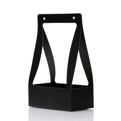 Cutii cu mâner tip fereastră - negru (set 10 buc)
