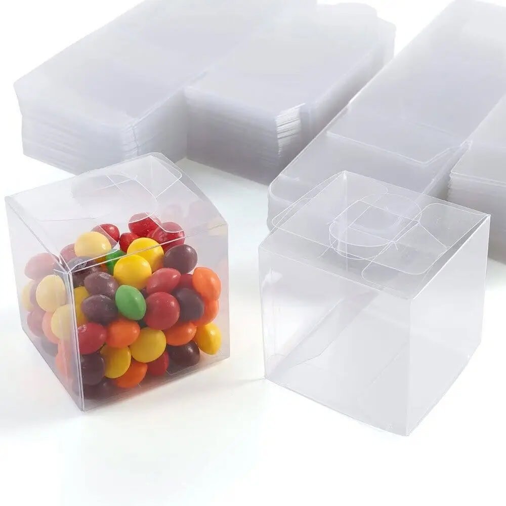 Cutii plastic - Transparente (set 50 buc) - CraftUp