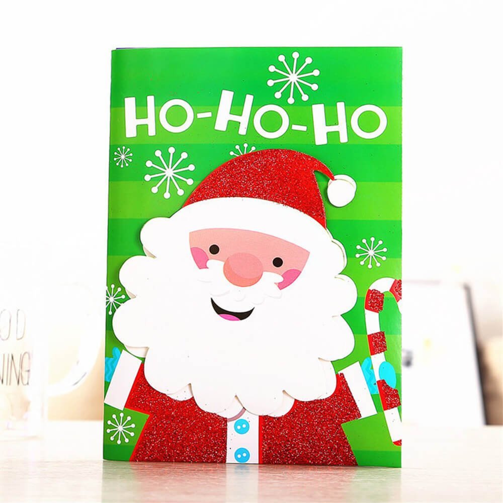 Felicitare muzicală Crăciun - Ho Ho Ho - CraftUp