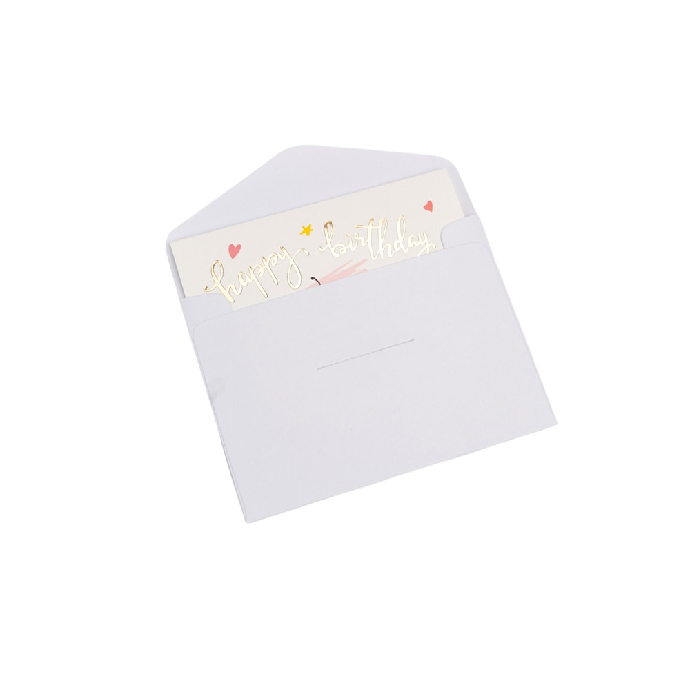 Felicitări hârtie cu mesaj Happy Birthday - model tort (set 6 buc) - CraftUp