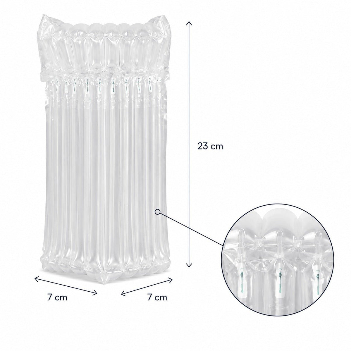 Folie cu pernițe de aer pentru ambalat - transparent (set 50 buc) - CraftUp