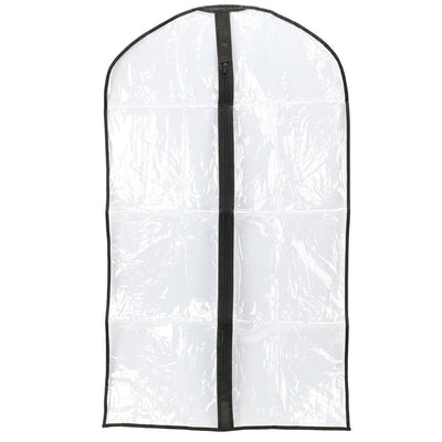 Huse plastic groase cu fermoar pentru haine - transparent - 60x100cm