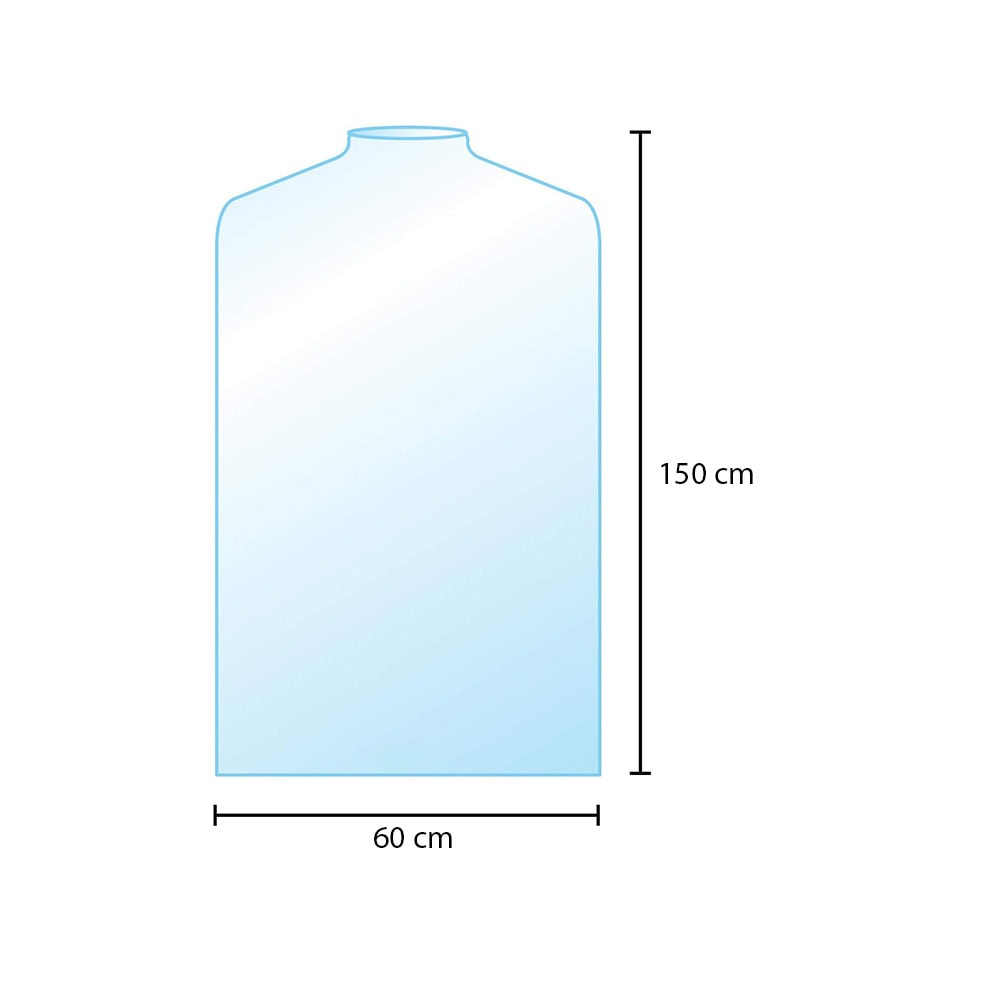 Huse transparente pentru haine (set 100 buc) - CraftUp