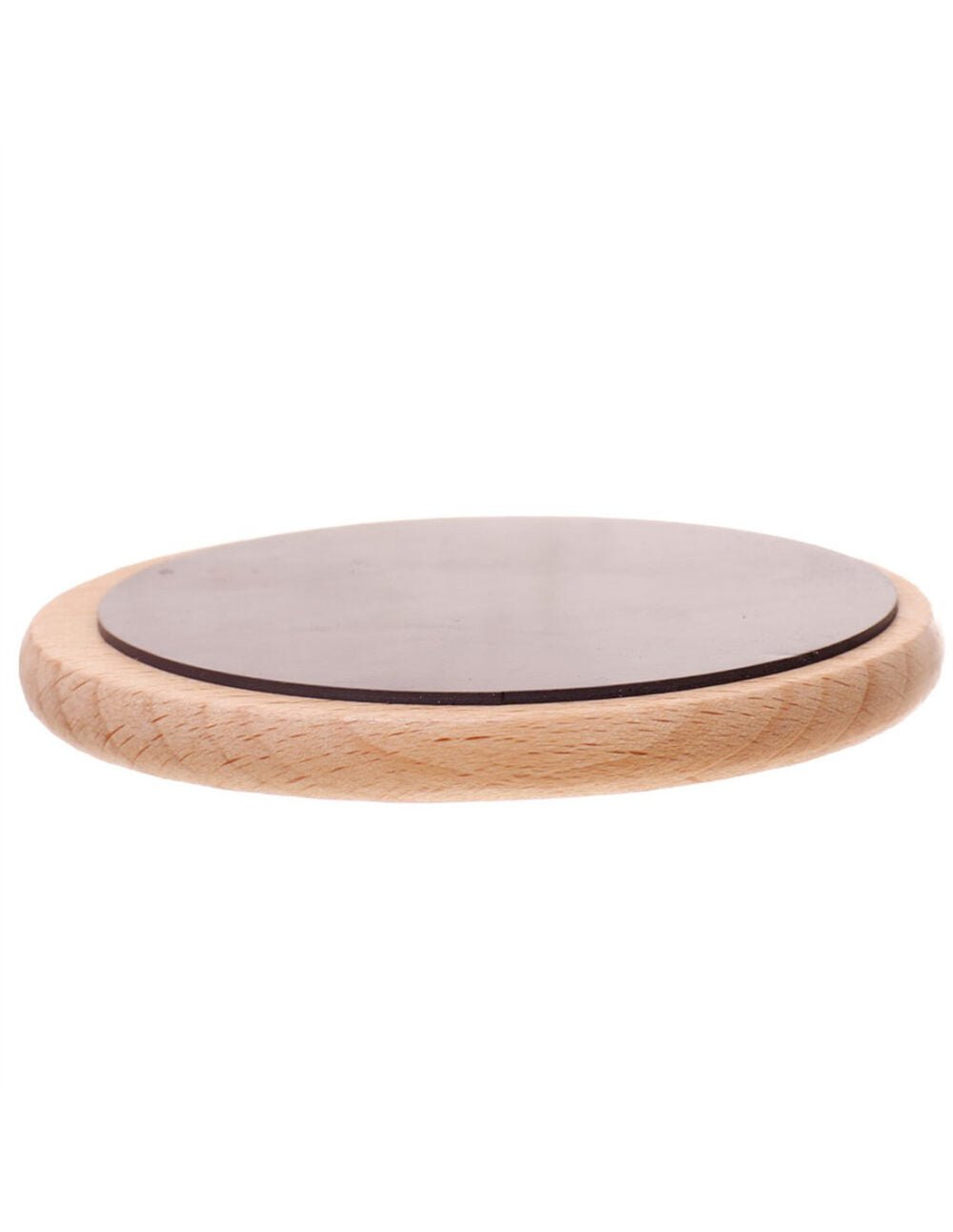 Magnet gravabil din lemn – rotund - CraftUp