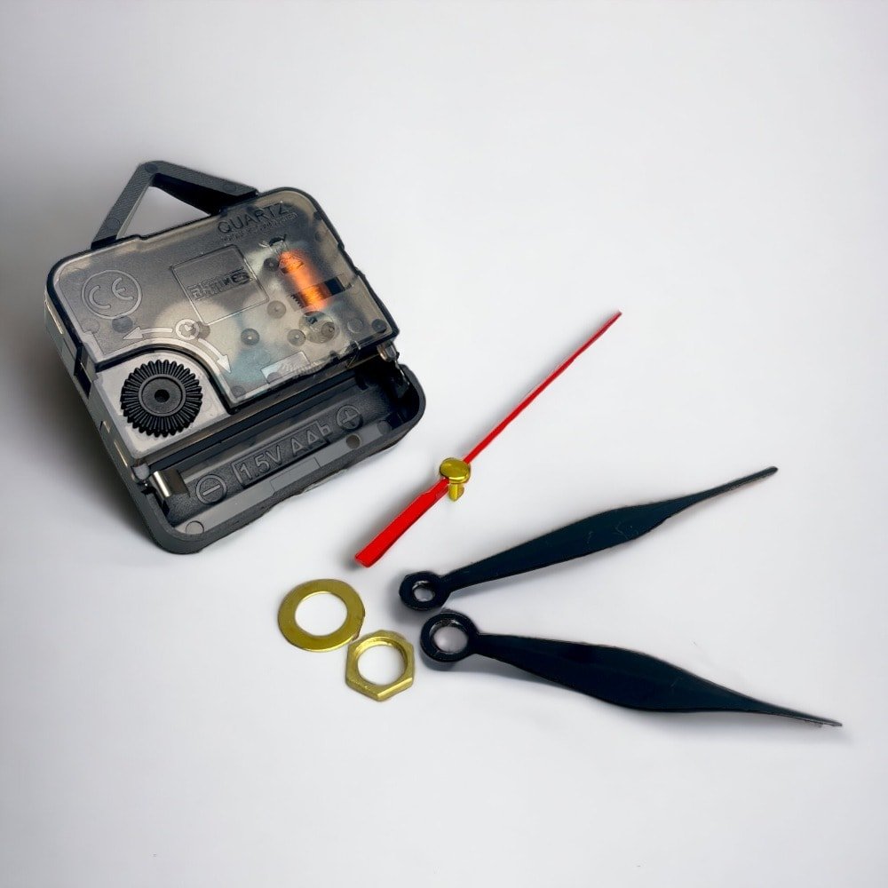 Mecanism ceas Rhainer silențios ax 16mm cu agățătoare - CraftUp