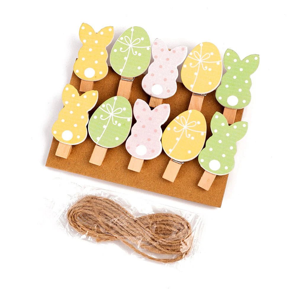 Mini cârlige decorative de Paște (set 10 buc) - CraftUp