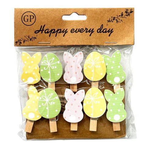 Mini cârlige decorative de Paște (set 10 buc) - CraftUp