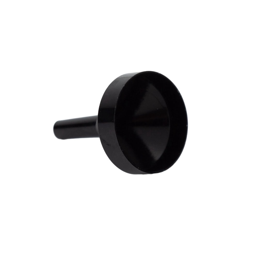Pâlnie metalică pentru recipiente mici - Negru (set 10 buc) - CraftUp