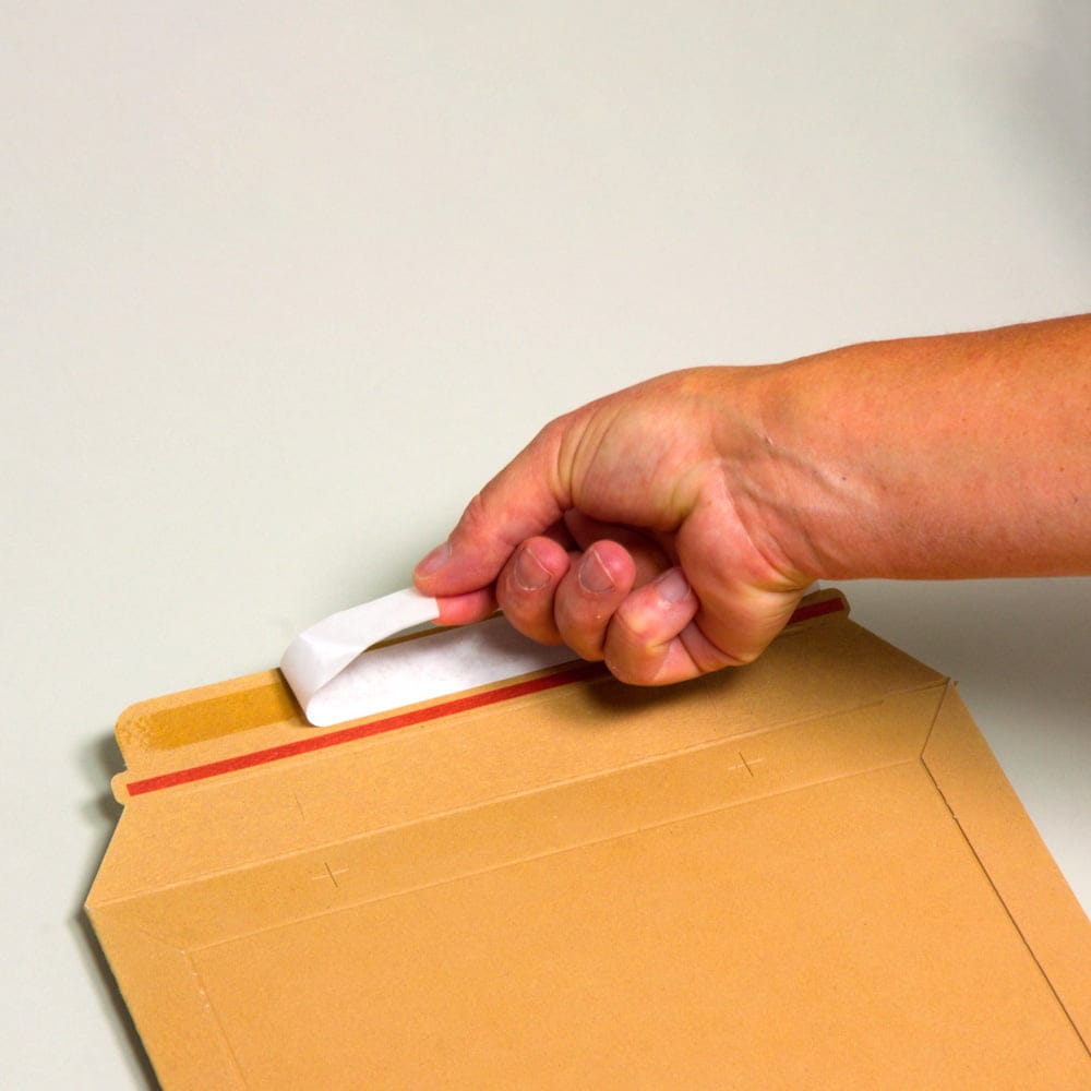 Plic carton solid cu adeziv A3 35,2x52+6,5cm - maro - CraftUp