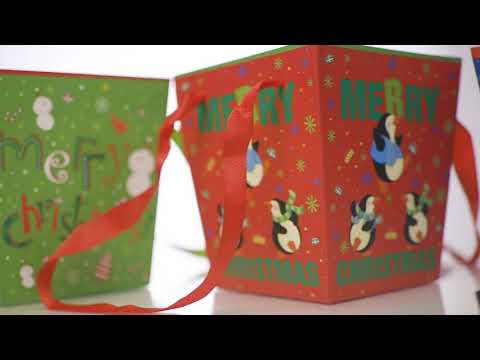 Cutie trapez Crăciun - model a venit zăpada