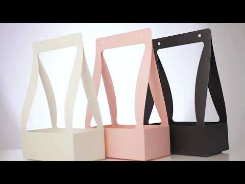 Încărcați videoclipul: Cutii cu mâner tip fereastră - alb (set 10 buc)